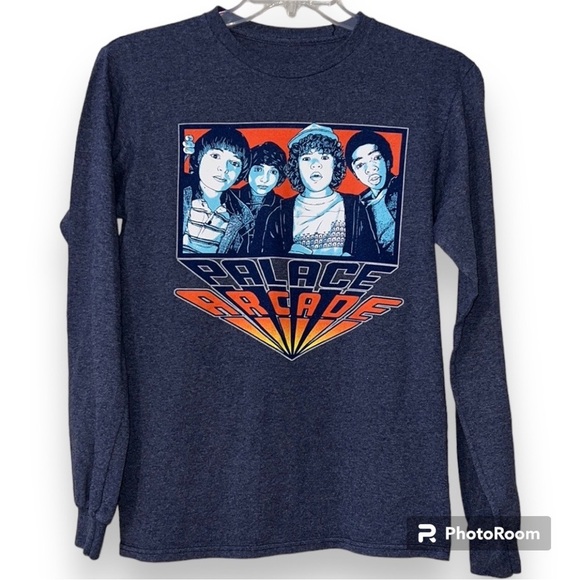 Stranger Things Netflix small tee long sleeve palace arcade eleven demogorgan - Picture 8 of 8